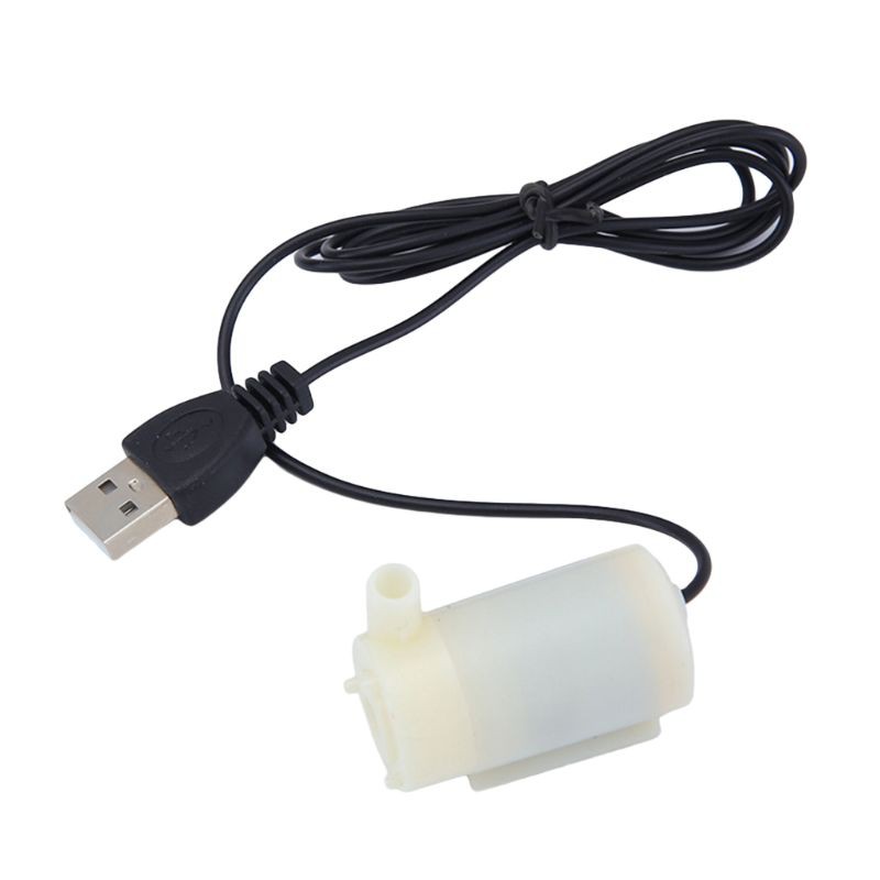 Máy Bơm Nước Mini Cho Hồ Cá Cổng Usb Dc 5v 2-3l / Phút