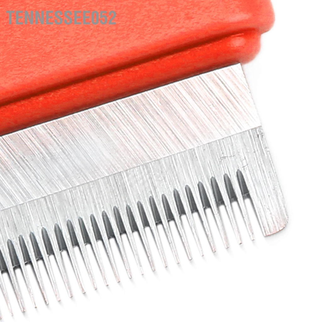 Tennessee052 Lược hai mặt dành cho thú cưng chải lông với Hộp đựng đồ bốn người chó mèo dài và ngắn
