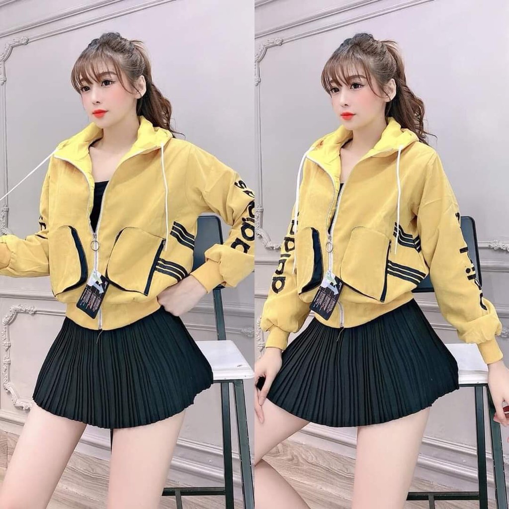 {FREESIP MAX} ÁO KHOÁC CHỐNG NẮNG NỮ CHẤT LIỆU VẢI DÙ 2 LỚP THỜI TRANG PHỐI TÚI XINH XẮN, DÂY KHÓA KÉO CHẮC CH | BigBuy360 - bigbuy360.vn