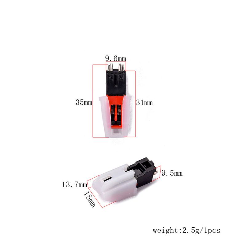 Bộ 2 Kim Ghi Âm Cho Máy Hát Đĩa Sylvania Xoay Được