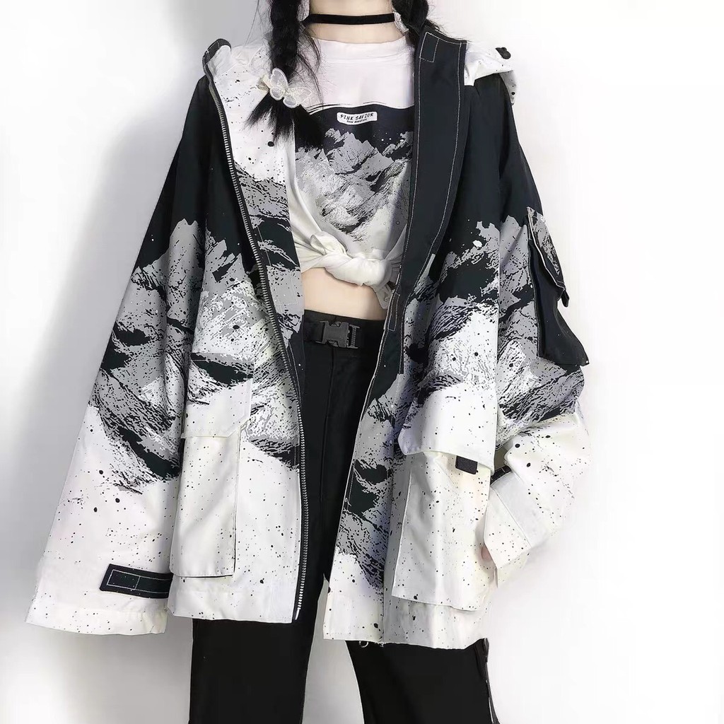 Áo Dù Núi form unisex (kèm hình thật)
