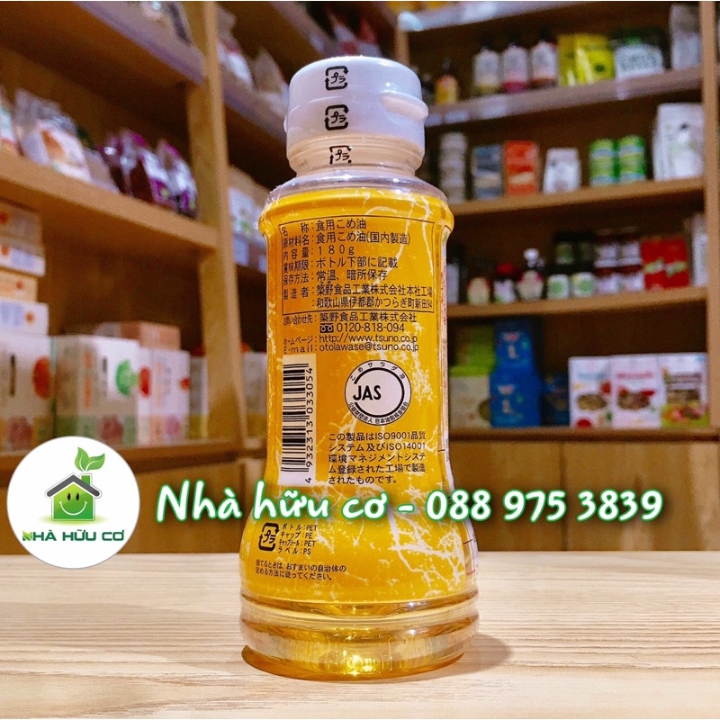 Dầu gạo Tsuno Nhật Bản cho bé ăn dặm 180g - Date: 5/1/2024 - Nhà hữu cơ