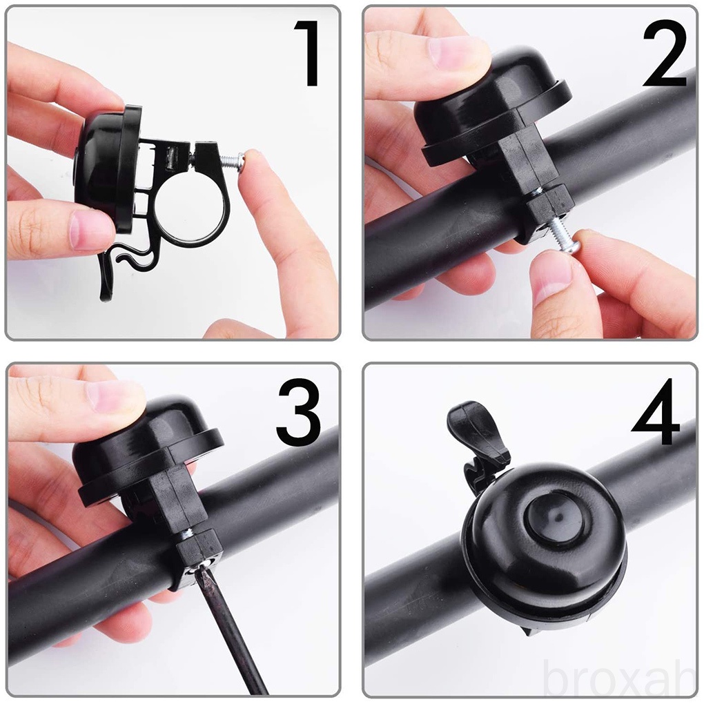 Set 2 Chuông Gắn Tay Lái Xe Đạp Leo Núi Bằng Hợp Kim Nhôm