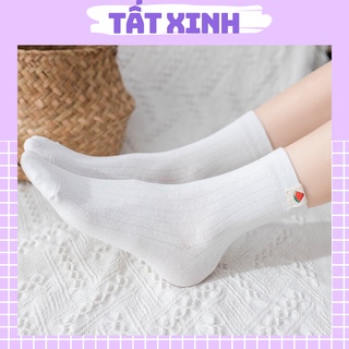 Tất vớ nữ trắng hàn quốc cute