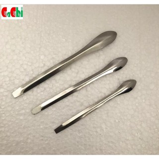 Bộ 3 Thìa - muỗng lấy hóa chất, lấy mẫu bằng inox