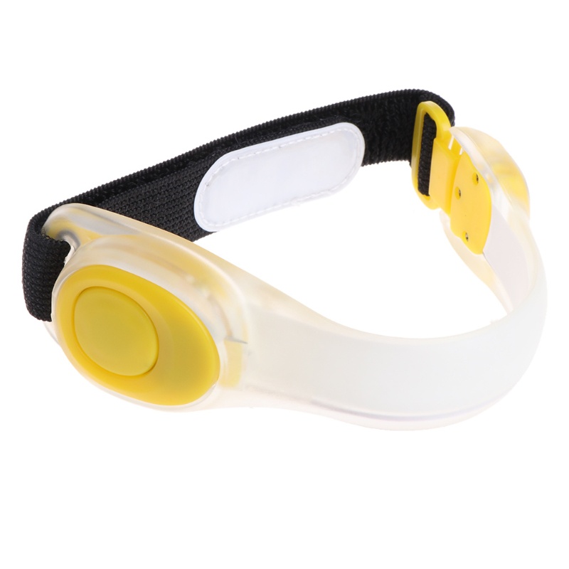 Băng Đeo Cánh Tay An Toàn Có Đèn LED Phát Sáng Trong Bóng Tối Khi Chạy Bộ