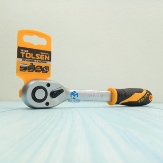 Cần tự động tolsen 16120 cần siết tự động 1/2'' 72 răng thân cong dễ dàng vặn