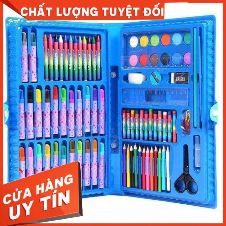 Bộ Bút Chì Màu 86 Món Cho Bé Yêu