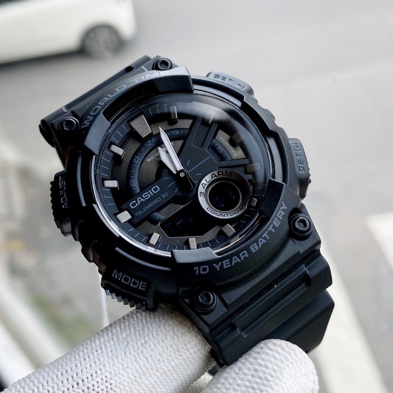 Đồng hồ nam dây nhựa Casio chính hãng Anh Khuê AEQ-110W-1BVDF | BigBuy360 - bigbuy360.vn