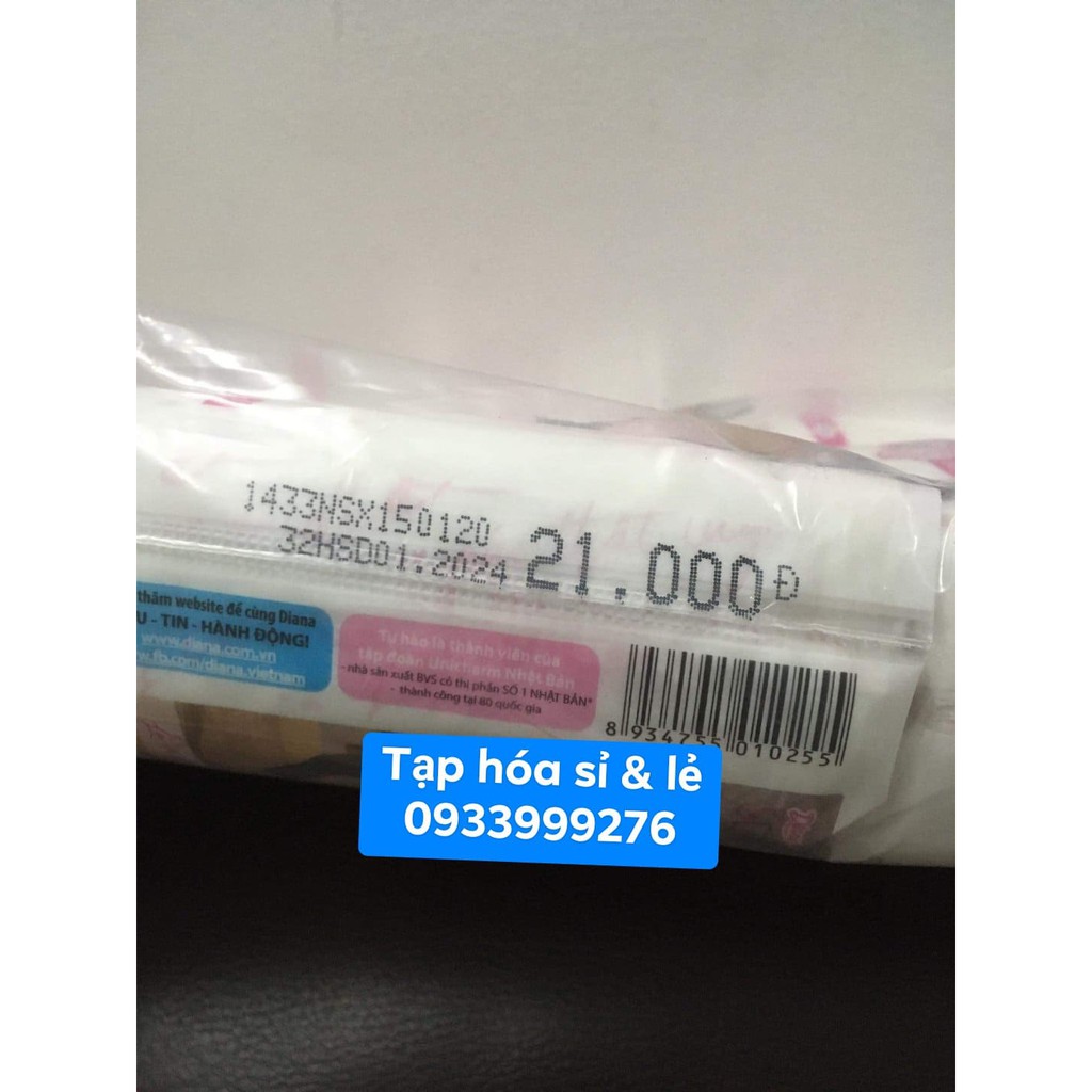 Combo 12 gói diana sensi mỏng cánh ( 1 gói 8 miếng )