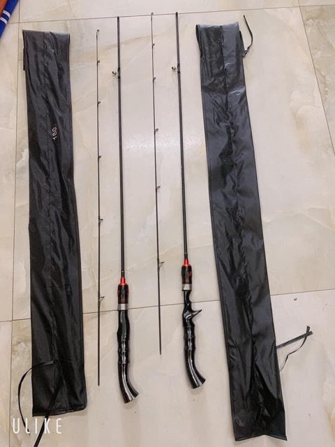 cần câu UL dài 1m8 KUANGLONG có cả máy ngang và đứng