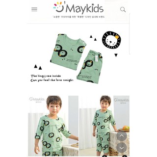 Bộ lửng cotton giấy Maykids