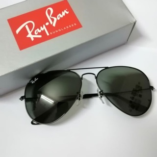 📍Rayban Aviator Classic   RB3025 L2823 (MADE IN ITALY)  Size 58 - 14 - 135 mm  Gọng đen, tròng Green G-15