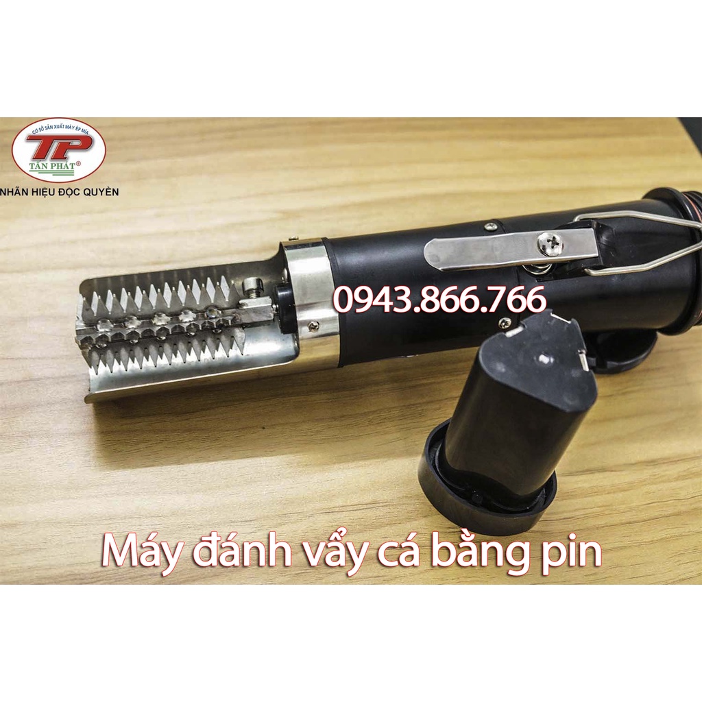 Máy đánh vẩy cá diêu hồng, cá rô phi, cá lóc loại cầm tay tiện dụng