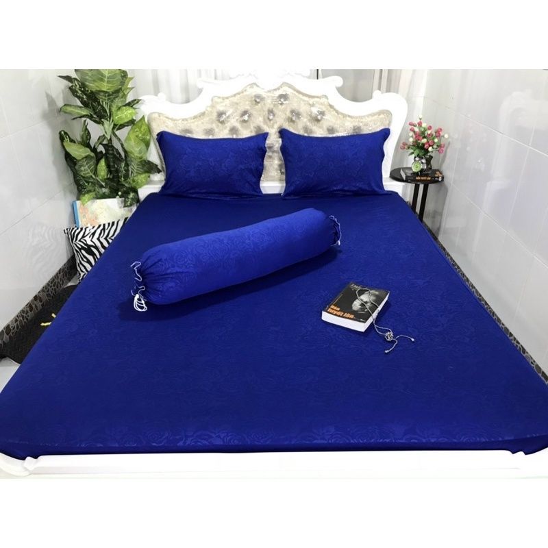 Bộ Drap thun vải gấm 4 món sang trọng