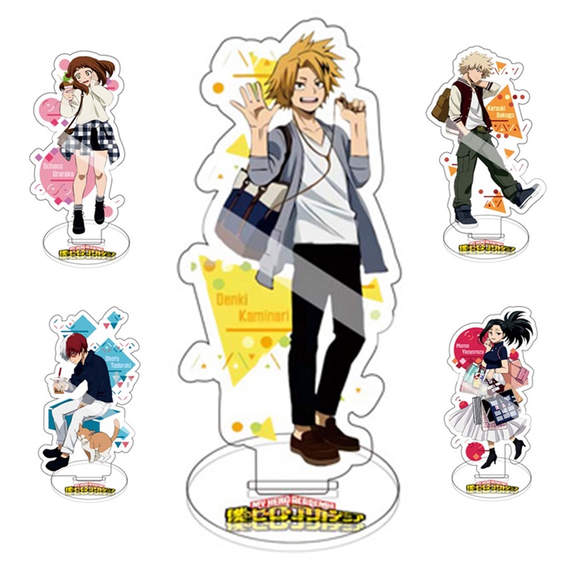 Giá Đỡ Bằng Acrylic Hai Mặt Hình Anime My Hero Academia Trang Trí Bàn Làm Việc