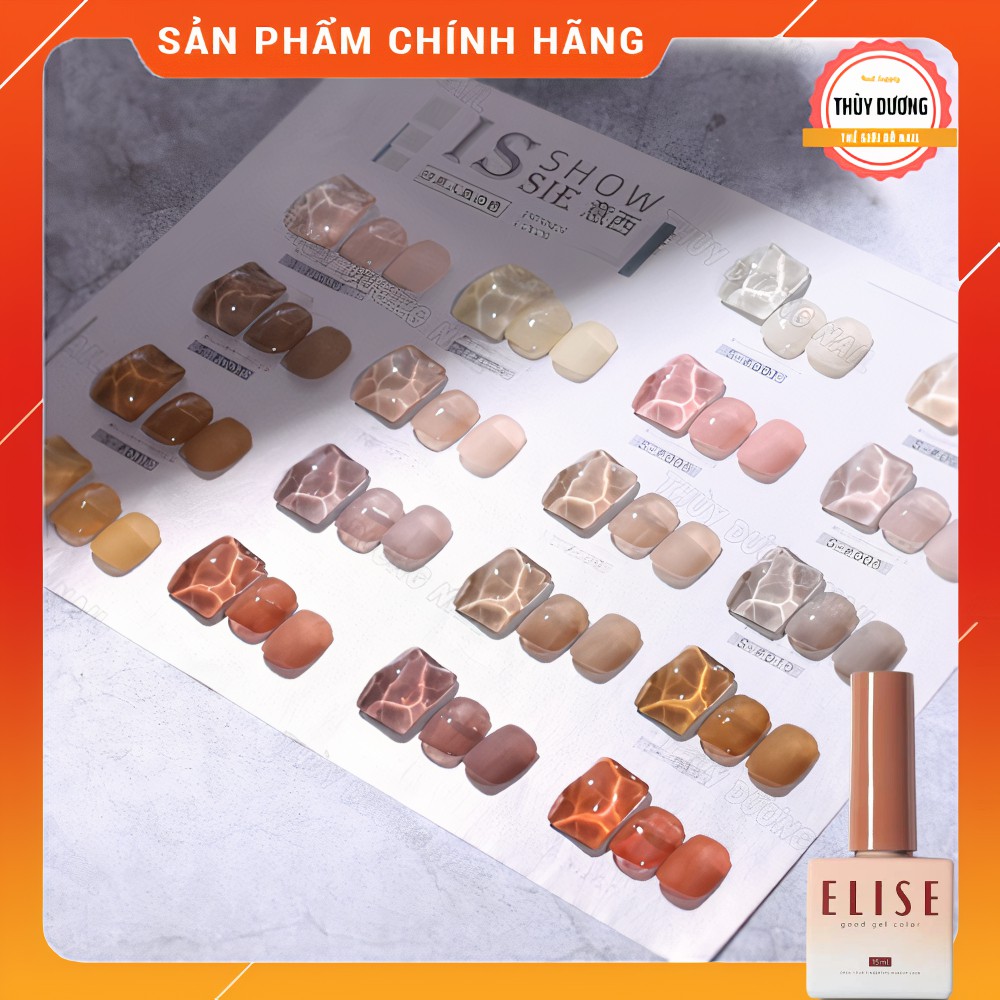 Sơn gel Elise cao cấp chính hãng mã NK (sơn thạch) 15ml