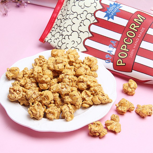 Charm mô hình bỏng ngô, bắp rang bơ Popcorn trang trí nhà búp bê, tiểu cảnh, móc chìa khóa, DIY