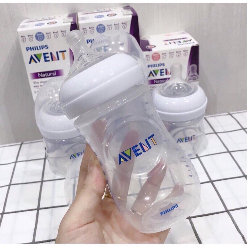 Bình sữa Avent Nature 60ml/125ml/260ml/330ml