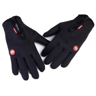 Găng tay phượt Winds Stopper XY mẫu 2 có khoá kéo đi mưa chống nước chống thấm cảm ứng bao tay