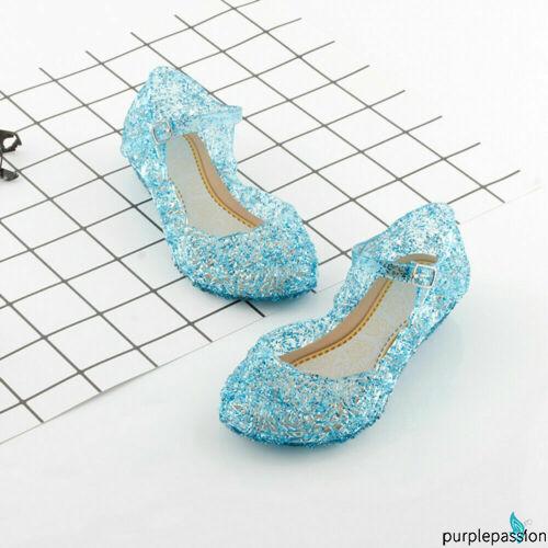 Giày cao gót phối trong suốt sành điệu cho bé gái