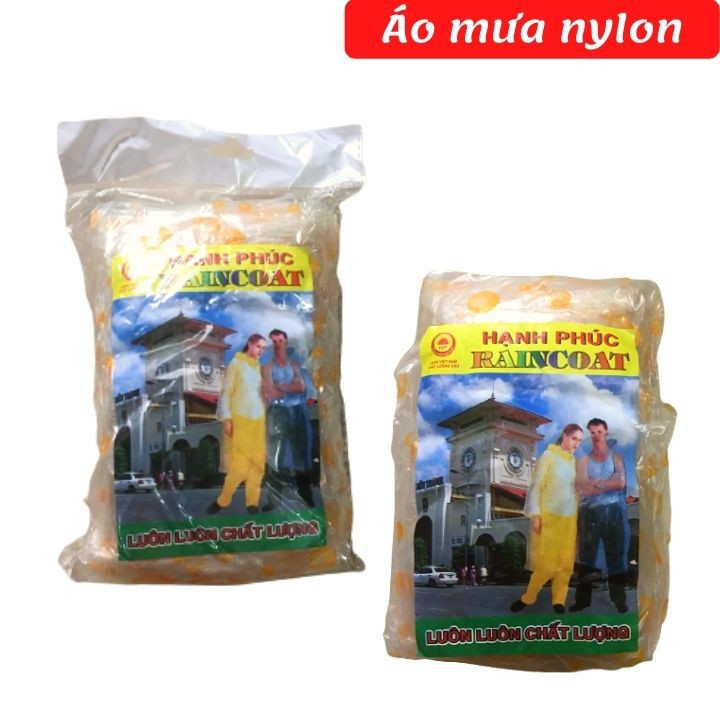 [Combo 10] Áo mưa nylon tiện lợi hình chấm bi  - Tomchuakids