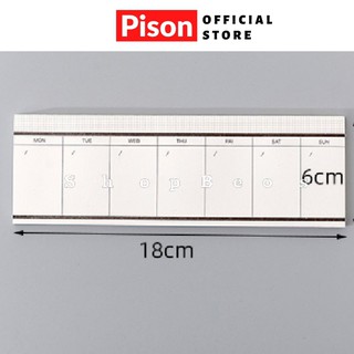 Giấy ghi chú Thời khóa biểu Pison, giấy note 50 tờ 18*6cm – GN017 – 1 tệp