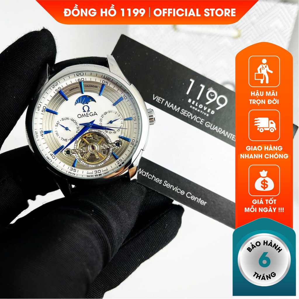 [QUÀ TẶNG]  Đồng hồ nam - Đồng Hồ Cơ Dây Da Máy Chuẩn Chất Liệu Cao Cấp Chống Nước Chống Xước  A77HZ- 1199 Watches | BigBuy360 - bigbuy360.vn