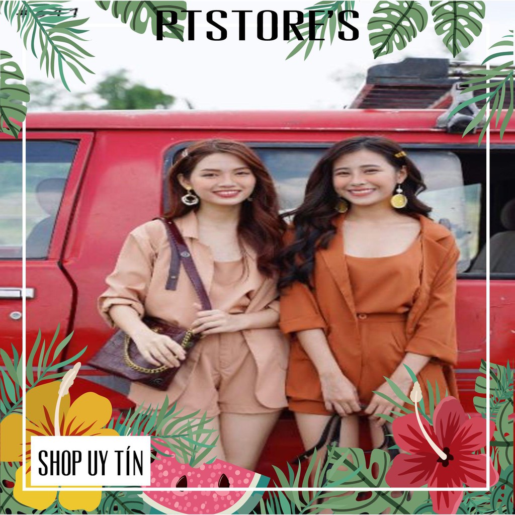 [Mã YENP45 hoàn 45% đơn 199K]  Sét vest 3 món