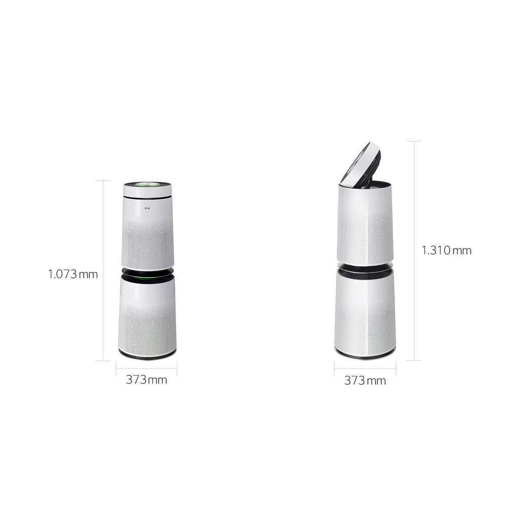 Máy lọc không khí LG AS95GDWV0 PuriCare 2 tầng, Cảm biến thông minh hiển thị PM1.0, giao hàng miễn phí HCM | BigBuy360 - bigbuy360.vn