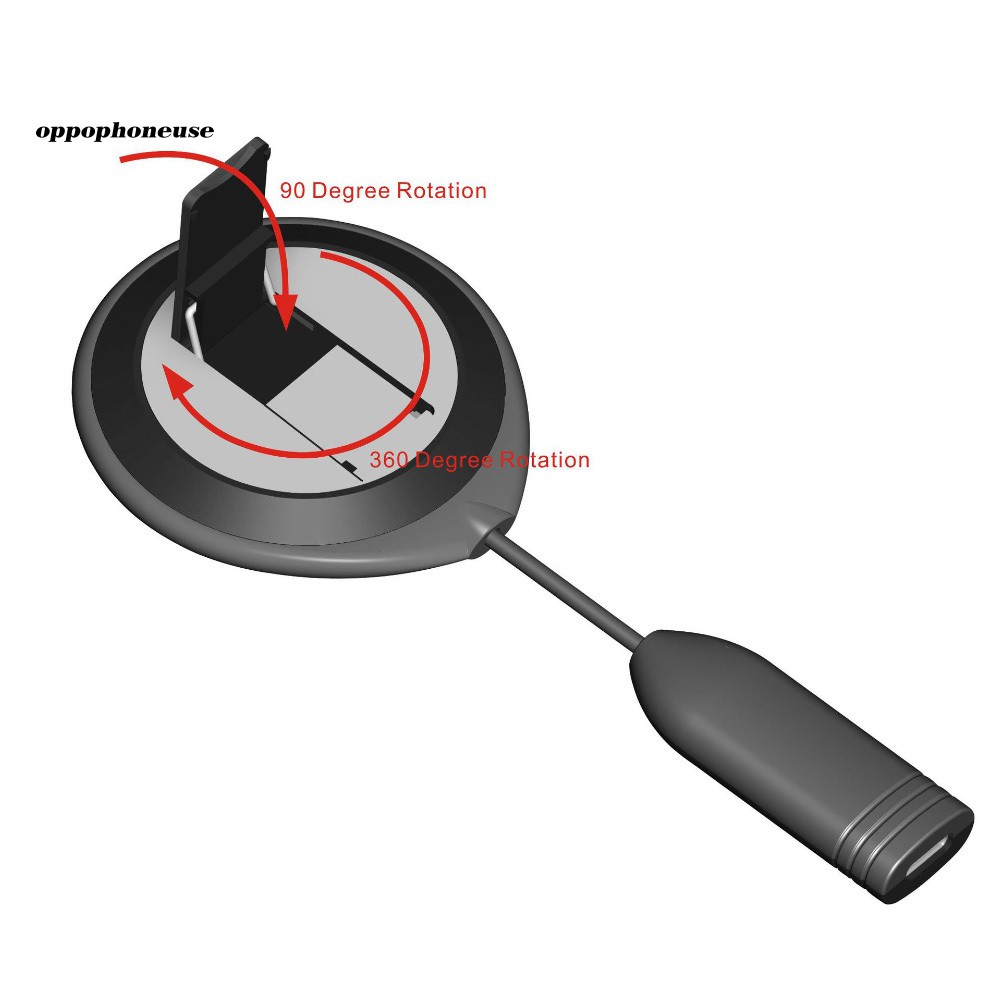 【OPHE】Portable Cell Phone Wireless Charger Suction Cup Fast Charging Pad for Samsung