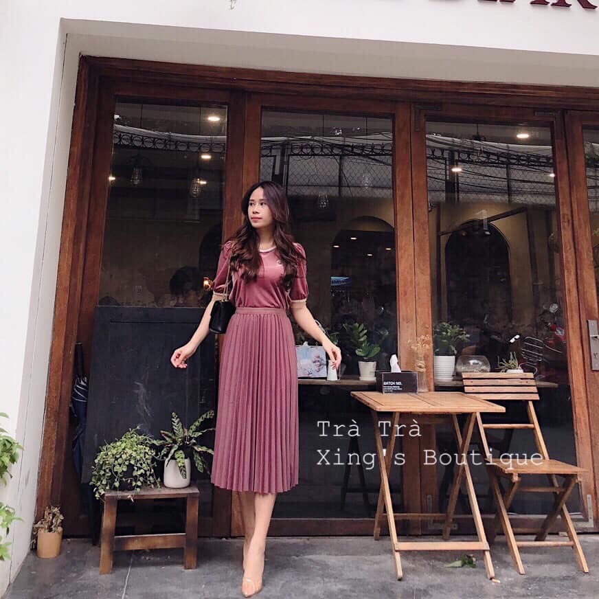 CHÂN VÁY NHŨ XẾP LY TO CỰC DUYÊN DÁNG | BigBuy360 - bigbuy360.vn