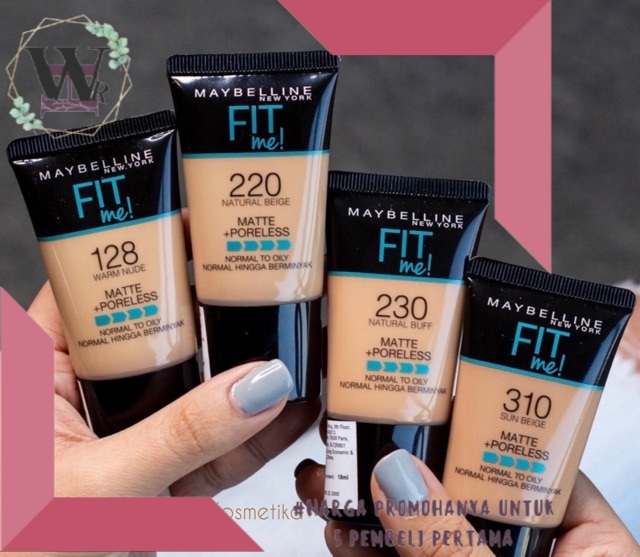 (hàng Mới Về) Kem Nền Maybelline Fit Me Tube 18ml