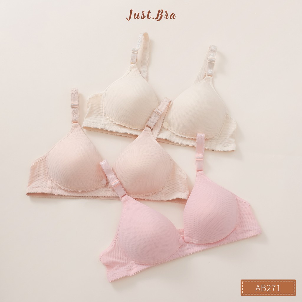 Áo lót bầu và sau sinh Just Bra tháo lắp linh hoạt, thoáng mát AB271