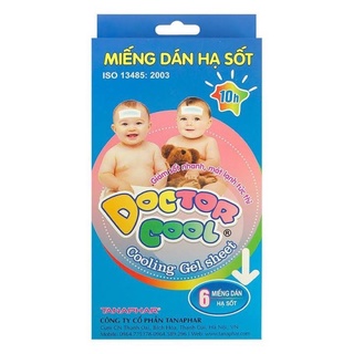 Miếng Dán Hạ Sốt DoctorCool (Hộp 6 miếng dán)