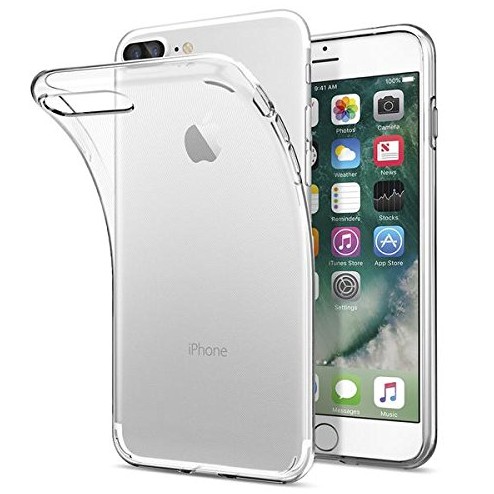 Ốp lưng Silicon dẻo trong suốt cho iPhone IP 6 Plus 7 Plus X Xs Max 11 Pro 12 Mini cao cấp không ko ố bảo vệ điện thoại