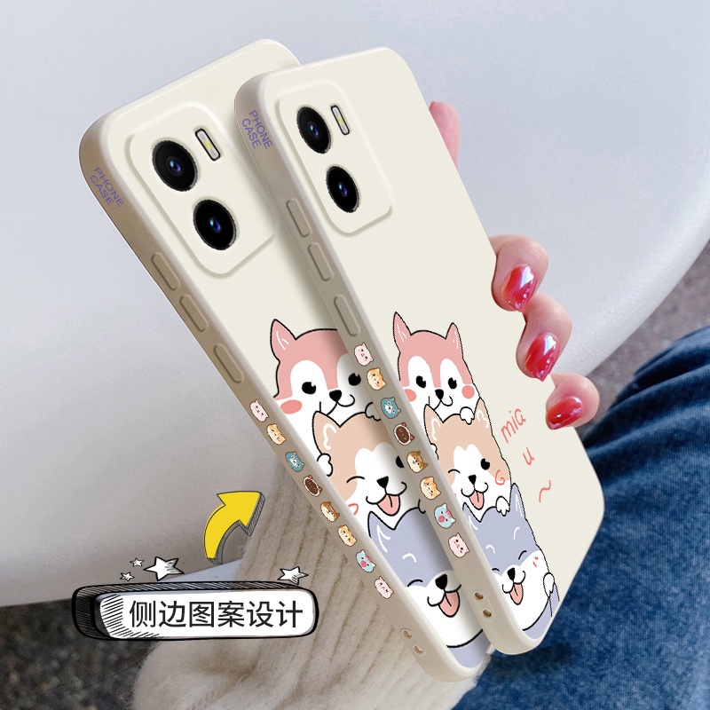 Ốp Điện Thoại Silicon Mềm Họa Tiết Hoạt Hình Dễ Thương Cho vivo y15a y15s