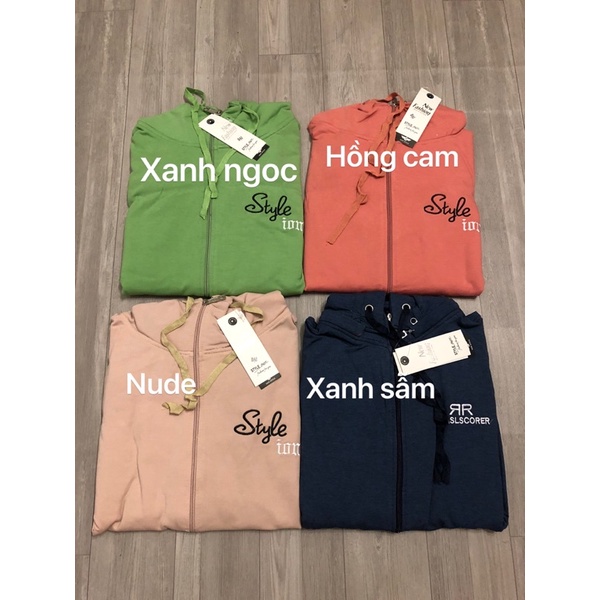 Áo khoác thun xịn chất dày dặn