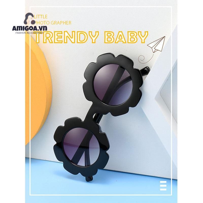 Mắt Kính Hình Hoa Hướng Dương Thời Trang Cho Bé