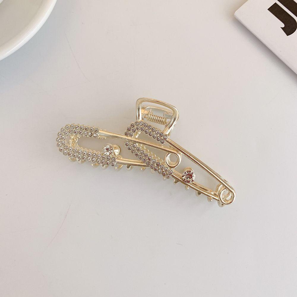 Kẹp Tóc Hình Cá Mập Bằng Kim Loại WMES15H Thời Trang Ngọt Ngào Cho Nữ