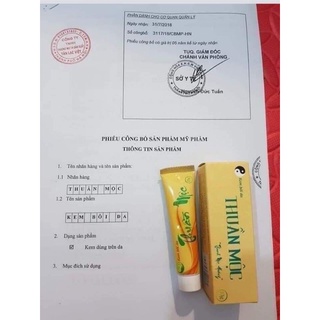 Kem bôi da Thuần Mộc