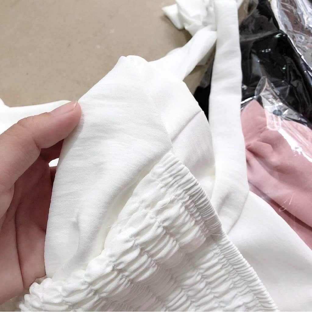 Váy Trắng Đuôi Cá Phối Nơ PEONYB Nữ [FREESHIP] 🌸 Đầm dự tiệc babydoll dáng xòe 3 tầng, 2 dây bánh bèo tiểu thư Ulzzang 🌸 | BigBuy360 - bigbuy360.vn