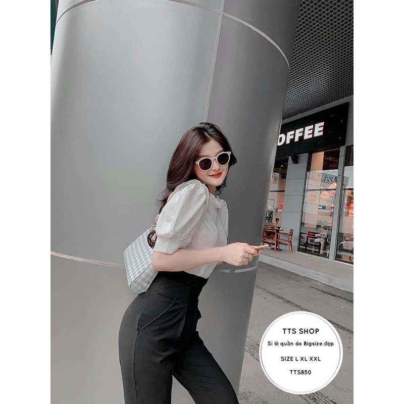 SET ÁO CỔ BÈO+Quần  BIGSIZE ( kèm video)