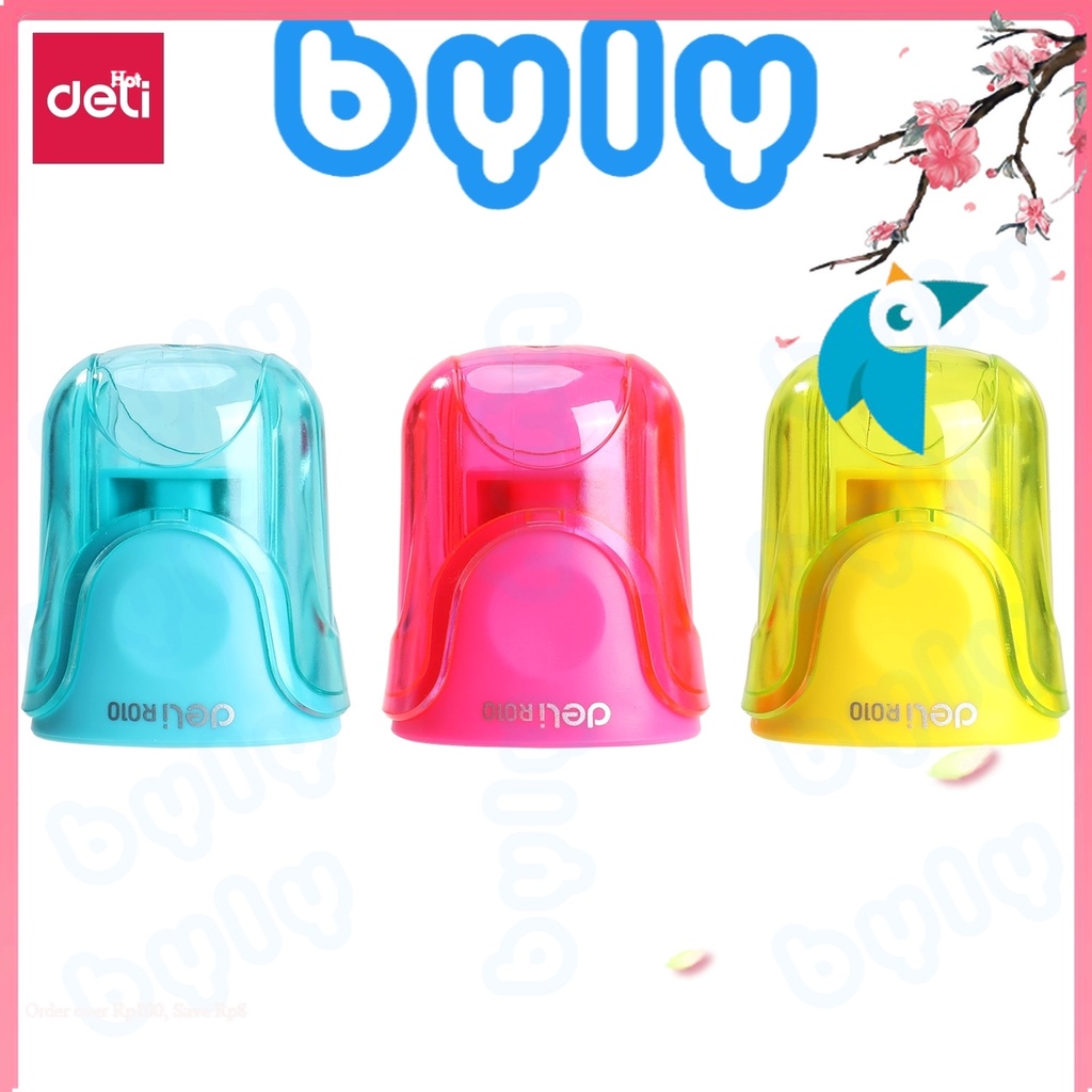 Chuốt gọt bút chì Deli R01000 nhiều màu sinh động tươi sáng - Quyên ByLy Shop