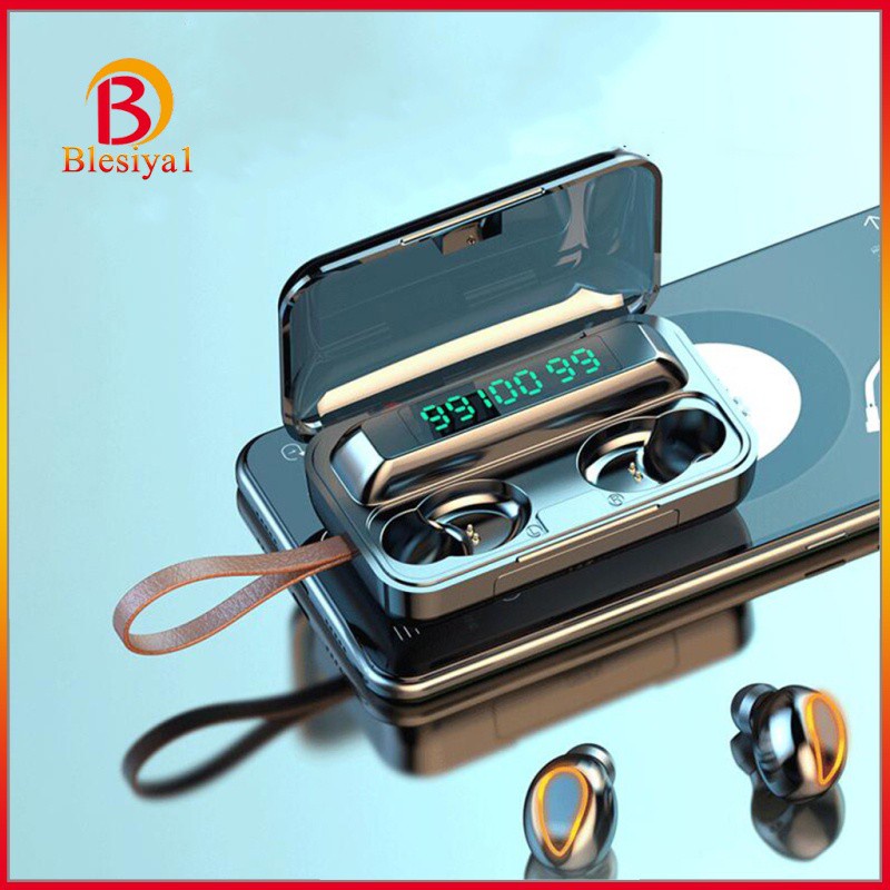 [BLESIYA1] Stylish Wireless Earbud with Microphone with Charging Box for Sports Cycling