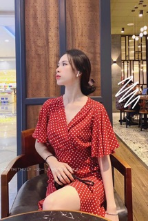 ĐẦM BI XẺ ĐÙI CỔ V