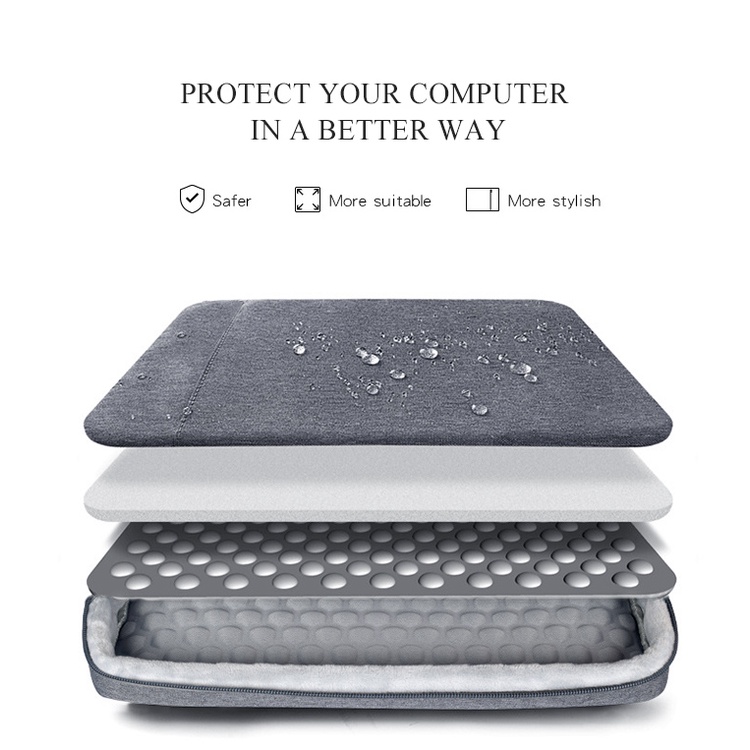 Túi Đựng laptop Chống Thấm Nước Chống Rơi Kích Thước 13.3/14.1/15.6 inch