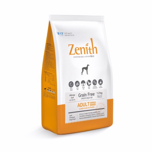 THỨC ĂN HẠT MỀM CHÓ NHỎ ZENITH SMALL BREED 1.2KG