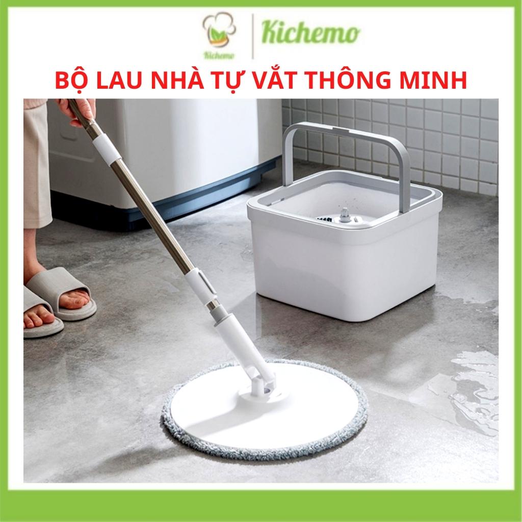 Cây lau nhà tự vắt thông minh bộ chổi lau tách nước bẩn 360 độ cao cấp thế hệ mới ZHIMEI