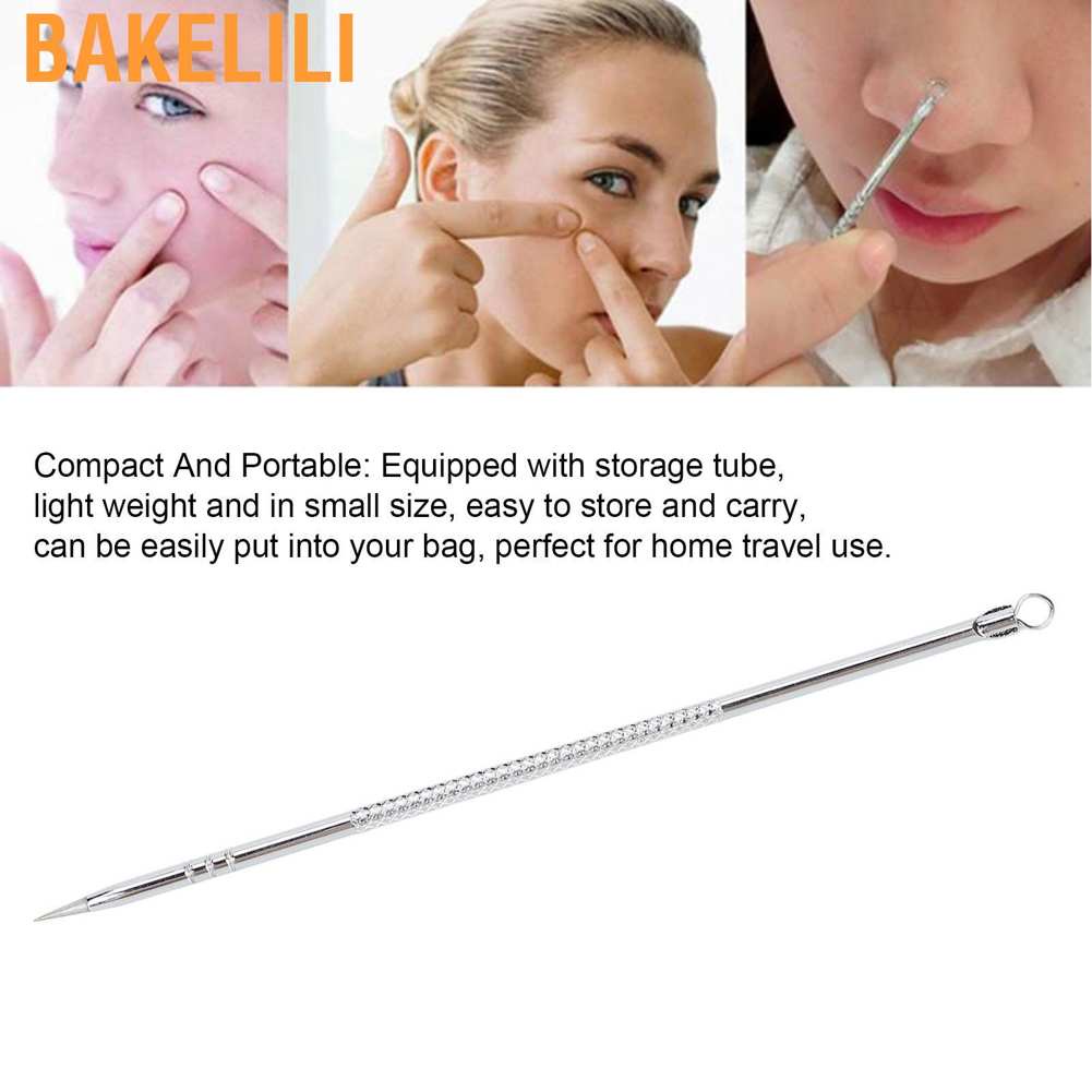 Dụng cụ nặn mụn đầu đen bằng thép không gỉ chuyên nghiệp cho nam và nữ
 | BigBuy360 - bigbuy360.vn